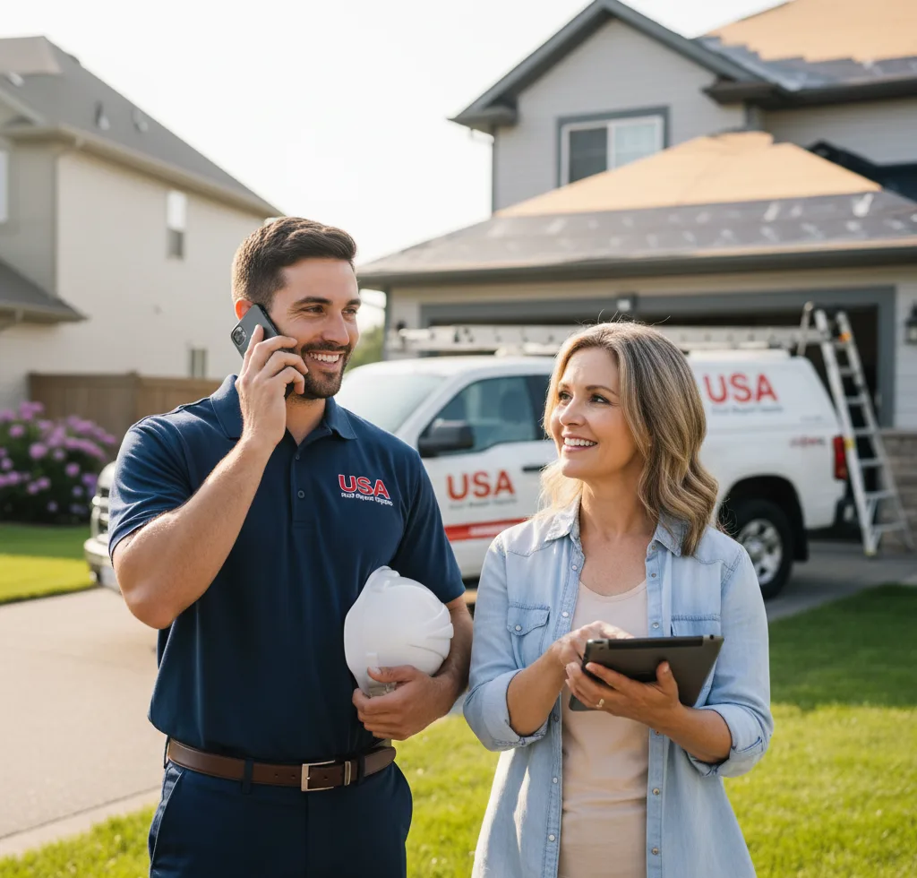 USA Roof Repair Experts customer support in Sac City